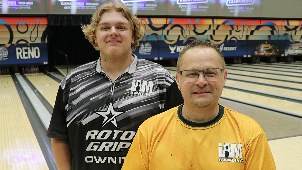 Grant and David Szynal at the 2026 USBC Open Championships